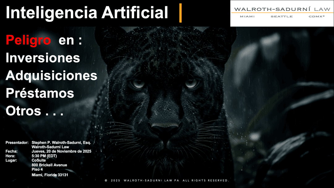 Inteligencia Artificial: Peligro en Inversiones, Adquisiciones y Préstamos