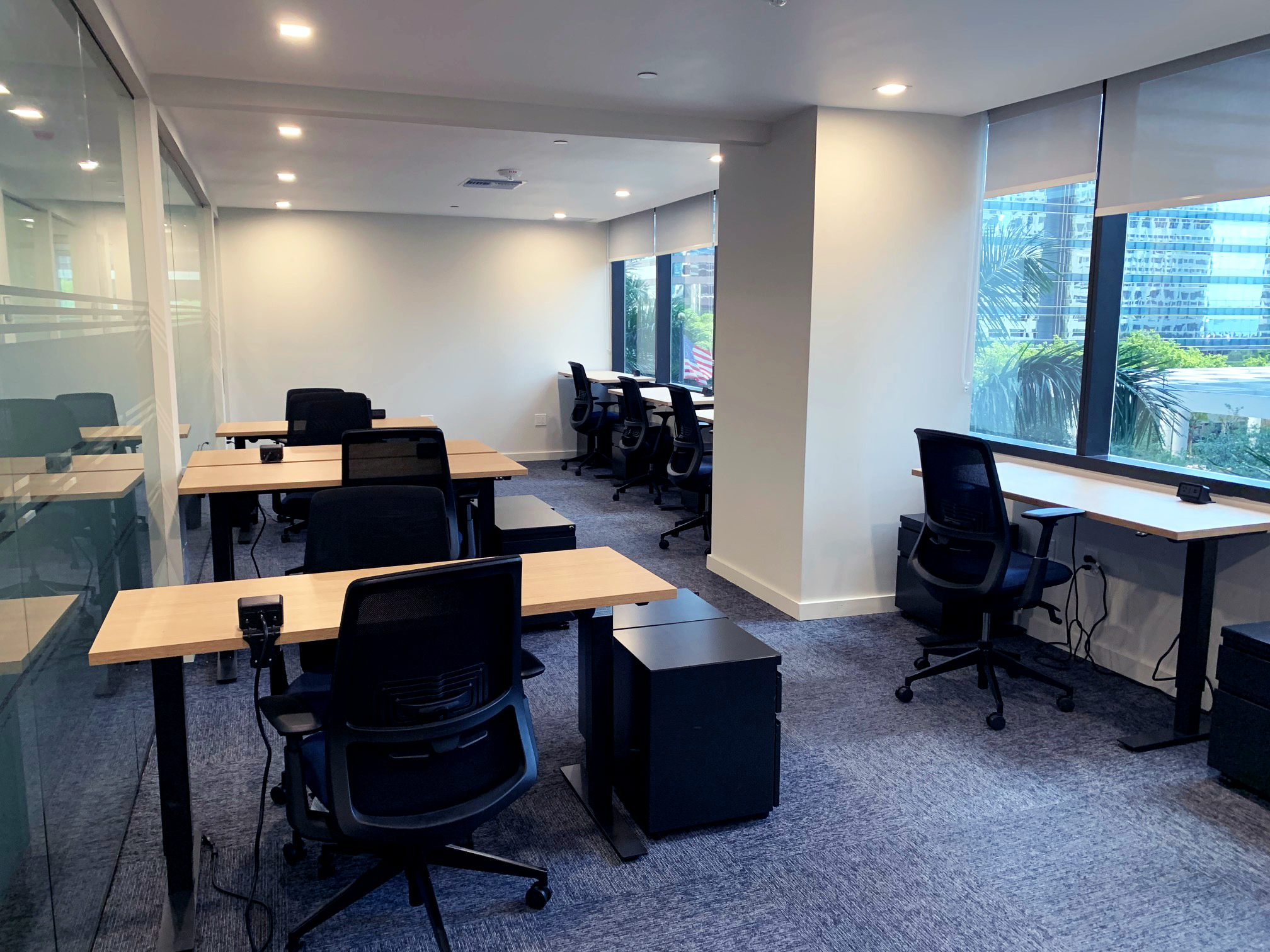Executive office for large teams in coworking space, CoSuite, in Brickell Miami